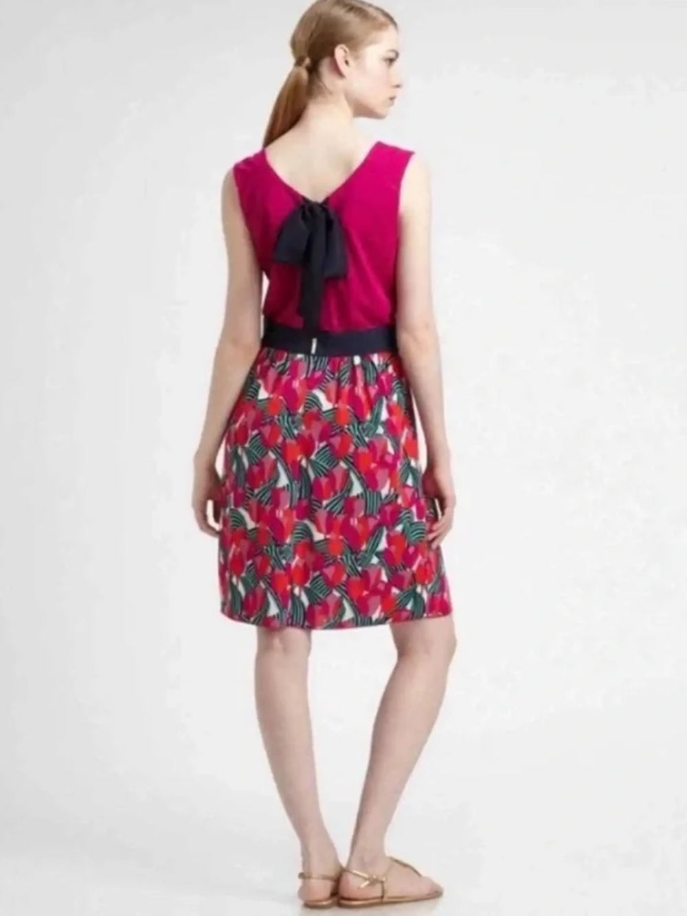 Tory Burch Augustina Tulip Floral Dress S - Picture 3 of 8